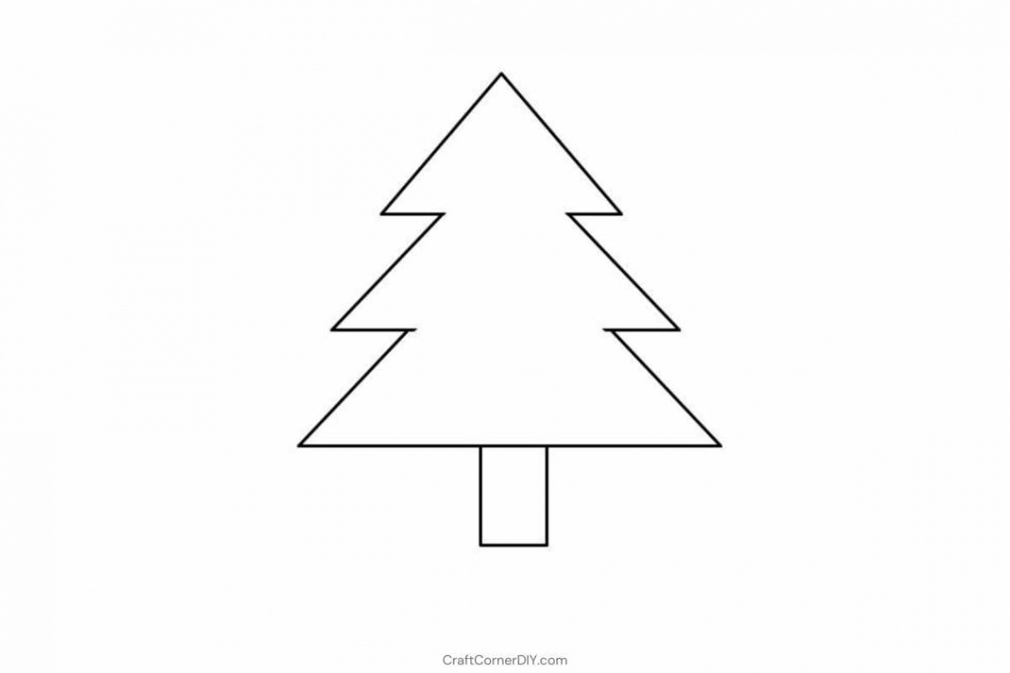 Free Christmas Tree Templates (Free Printable)  Craft Corner DIY