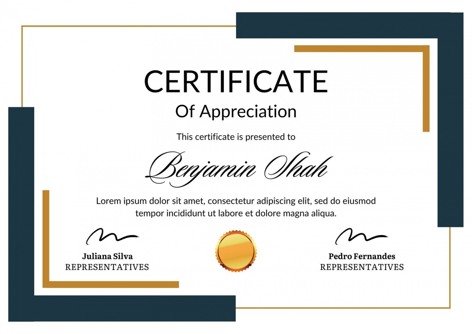 Free, custom printable appreciation certificate templates  Canva