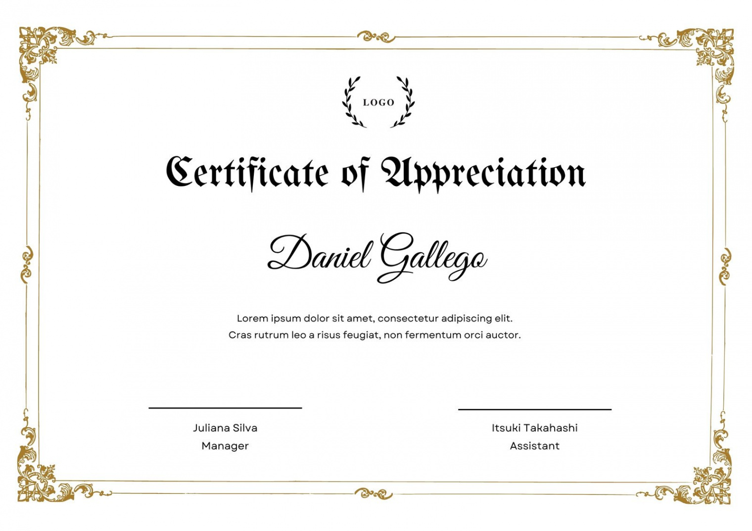 Free, custom printable appreciation certificate templates  Canva