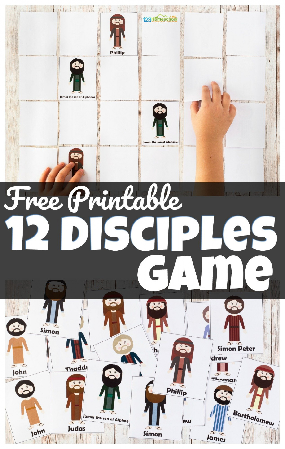 FREE  Disciples Memory Game Printables