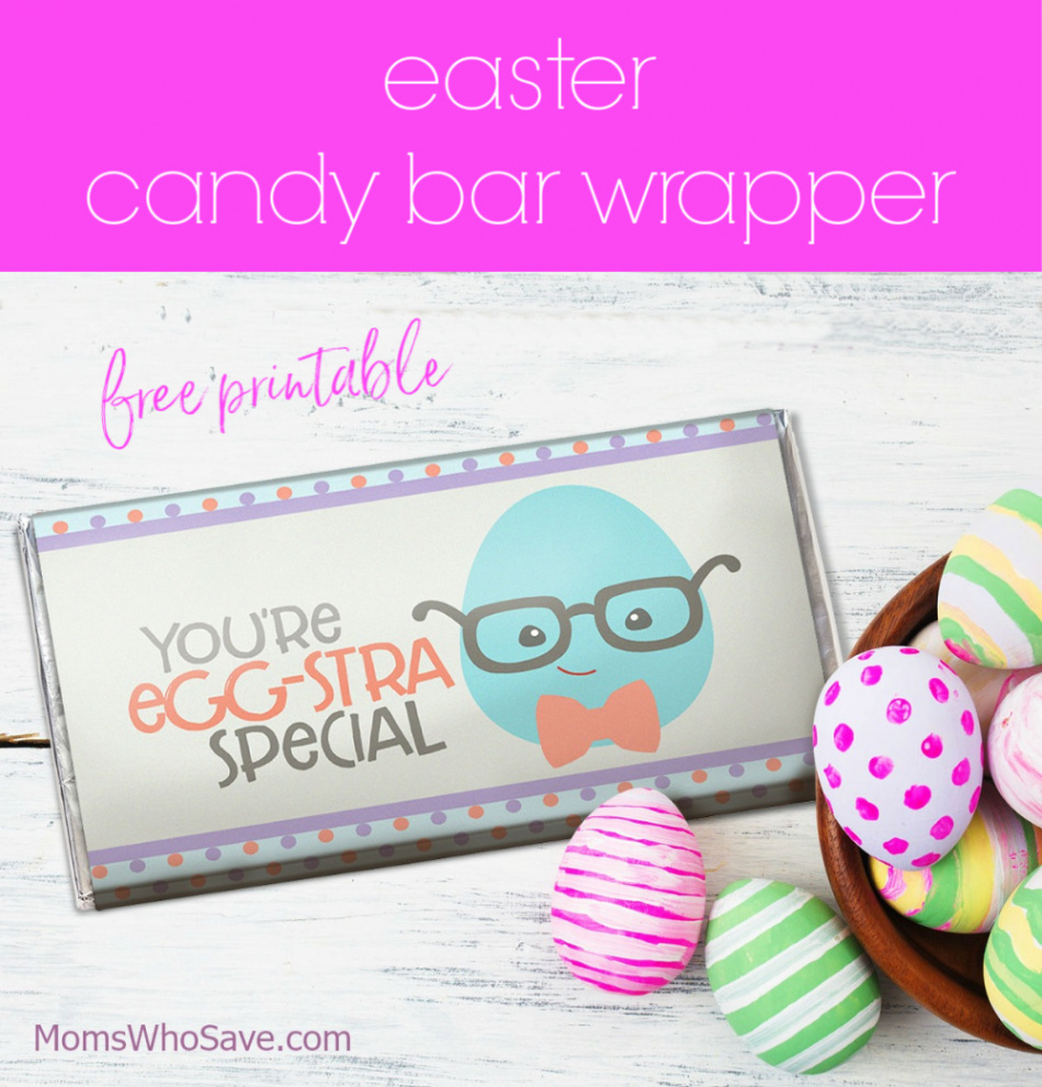 Free Easter Candy Bar Wrapper Printable