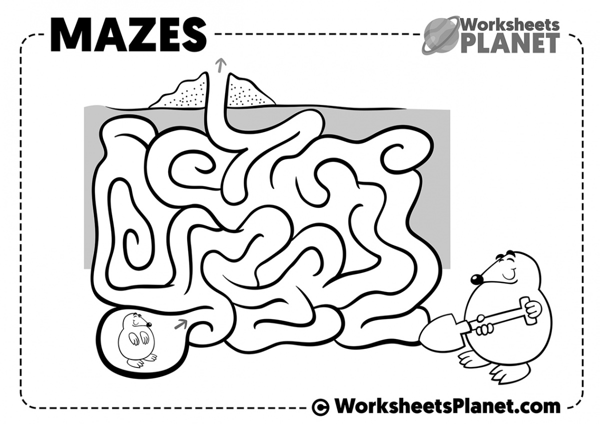 Free Easy Printable Mazes for Kids  Download the FREE PACK