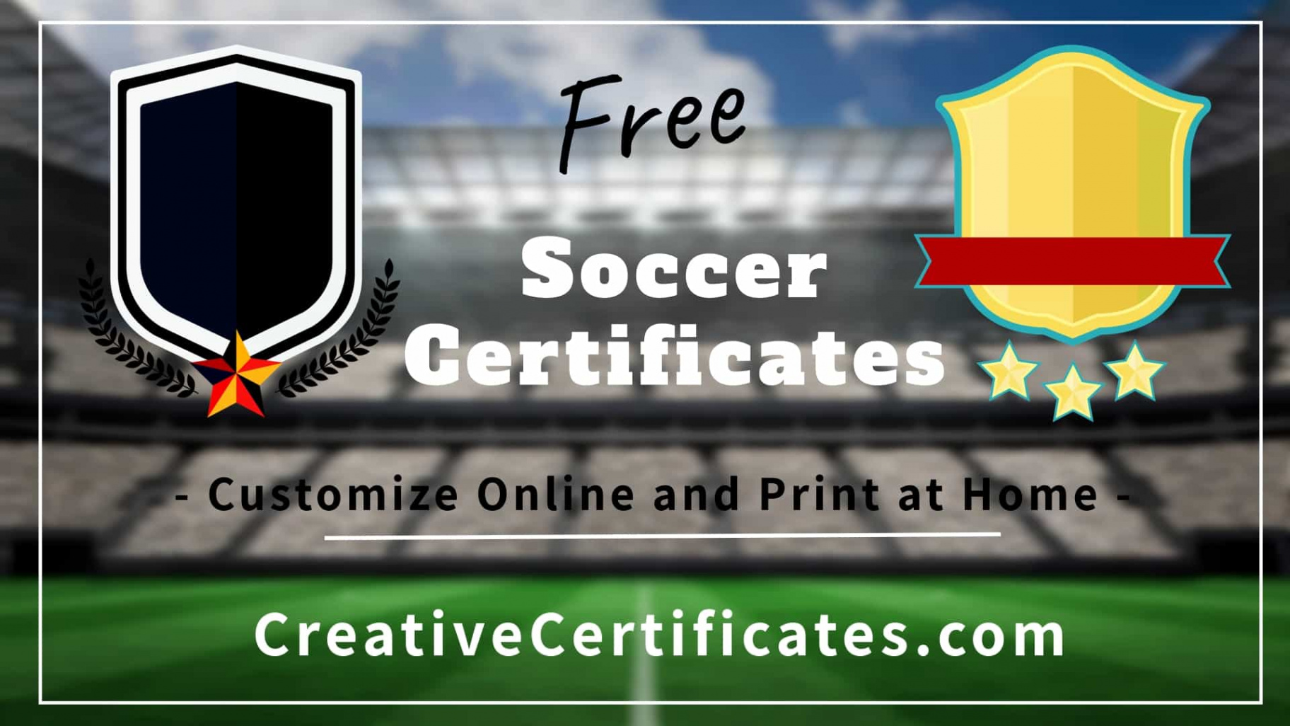 Free Editable Soccer Certificates - Customize Online