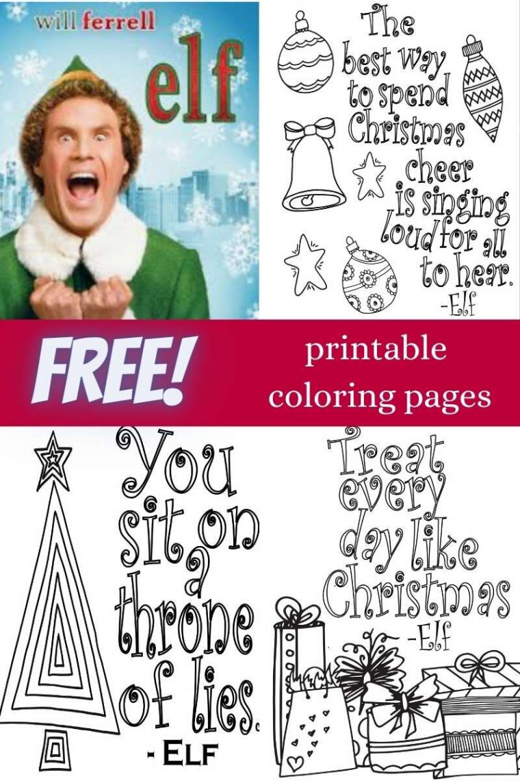 Free Elf Coloring Pages — Stevie Doodles