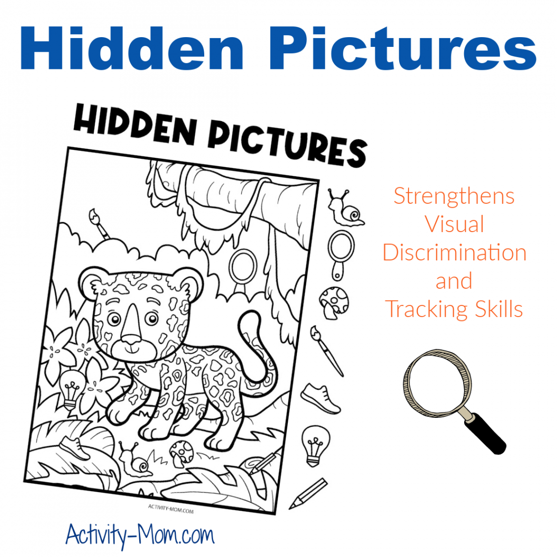 Free Hidden Pictures Printables for Kids - The Activity Mom