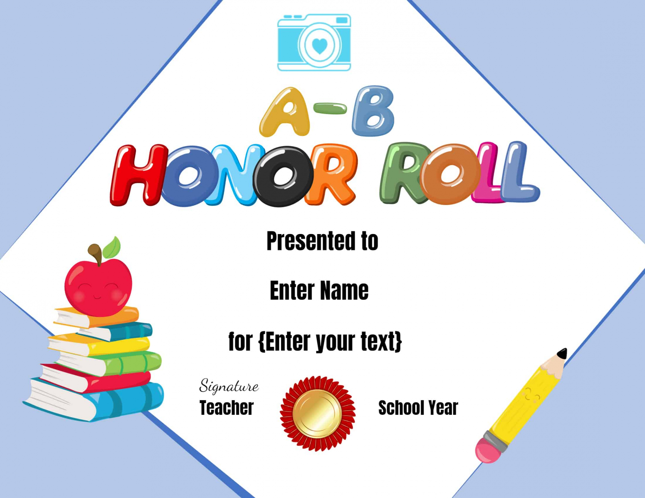 FREE Honor Roll Certificate Templates - Customize Online