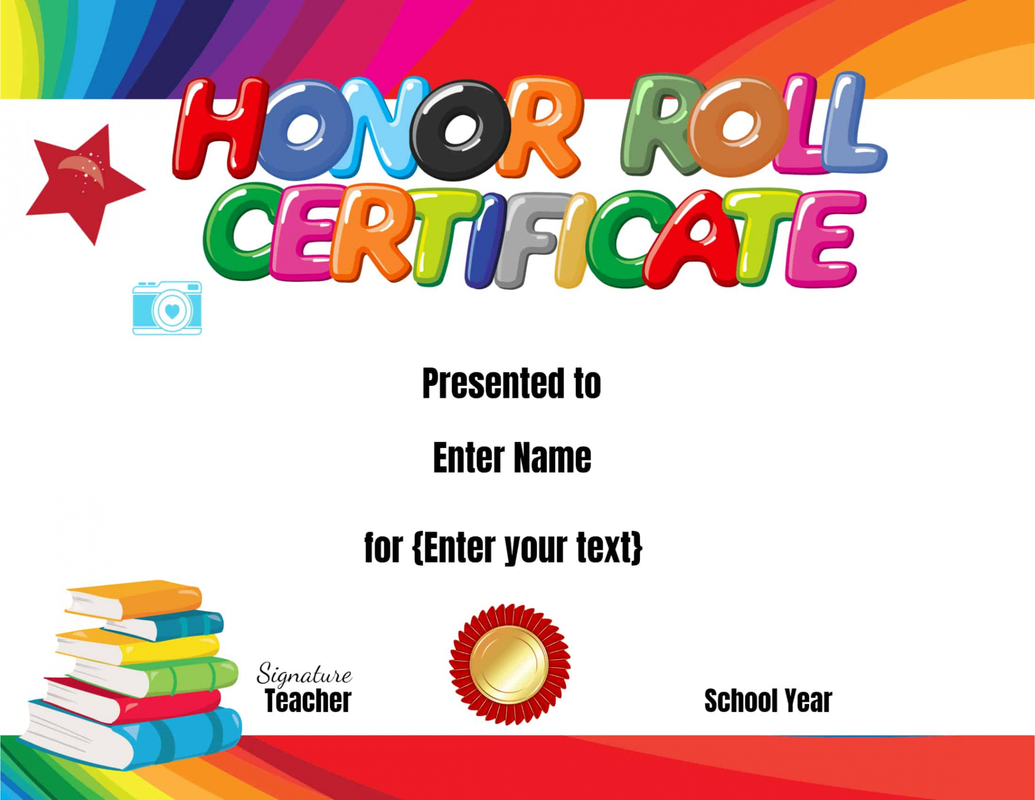 FREE Honor Roll Certificate Templates - Customize Online