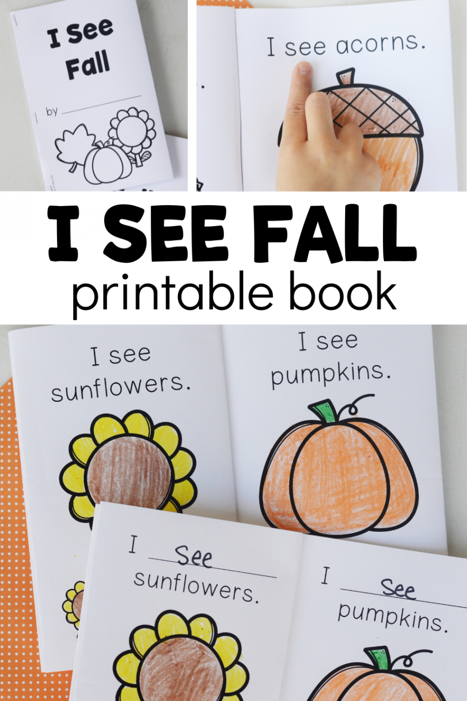 Free I See Fall Printable Book - Fun-A-Day!