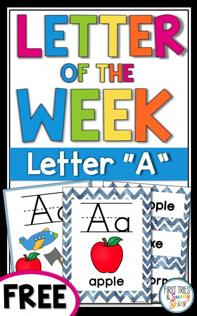 Free Letter A - Letter of the Week - Letter of the Day  Letter of