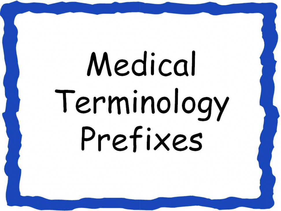 Free Medical Terminology Flash Cards: Prefixes: http