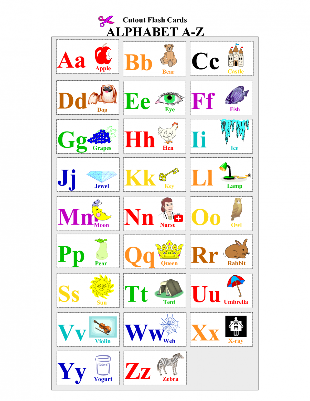 Free+Printable+Alphabet+Letters+Flash+Cards  Alphabet flashcards