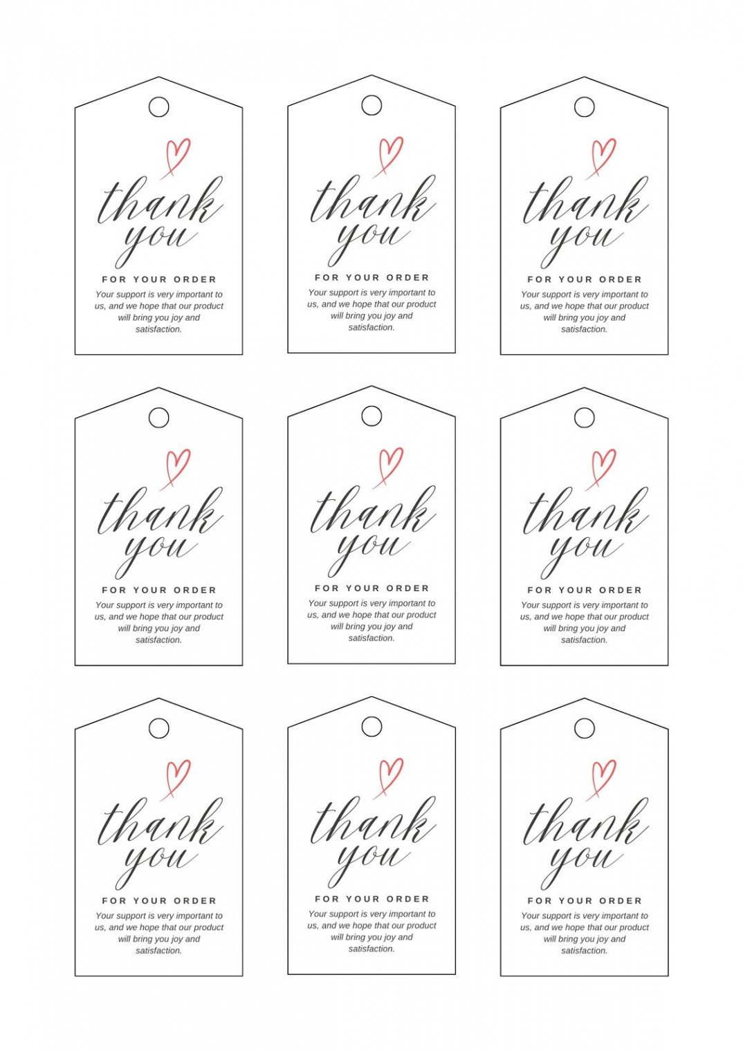 Free, printable and customizable gift tag templates  Canva