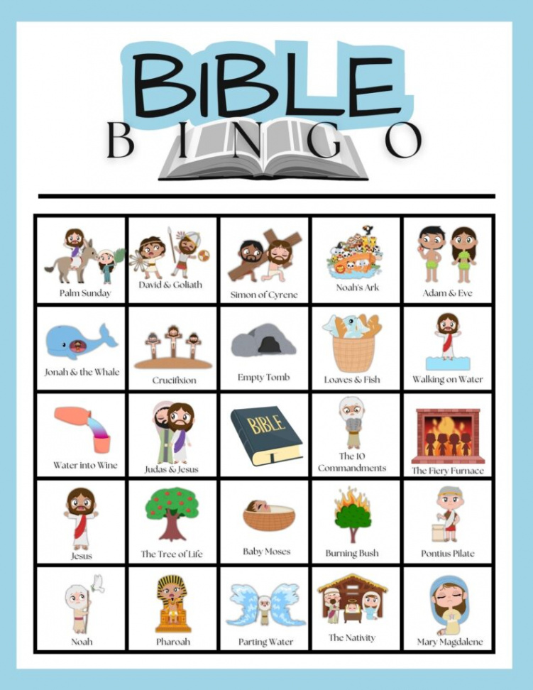 Free Printable Bible Bingo