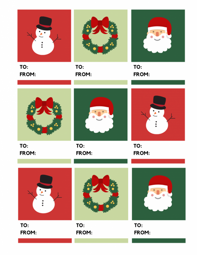 Free Printable Christmas Tags You Can Print At Home - So Festive!