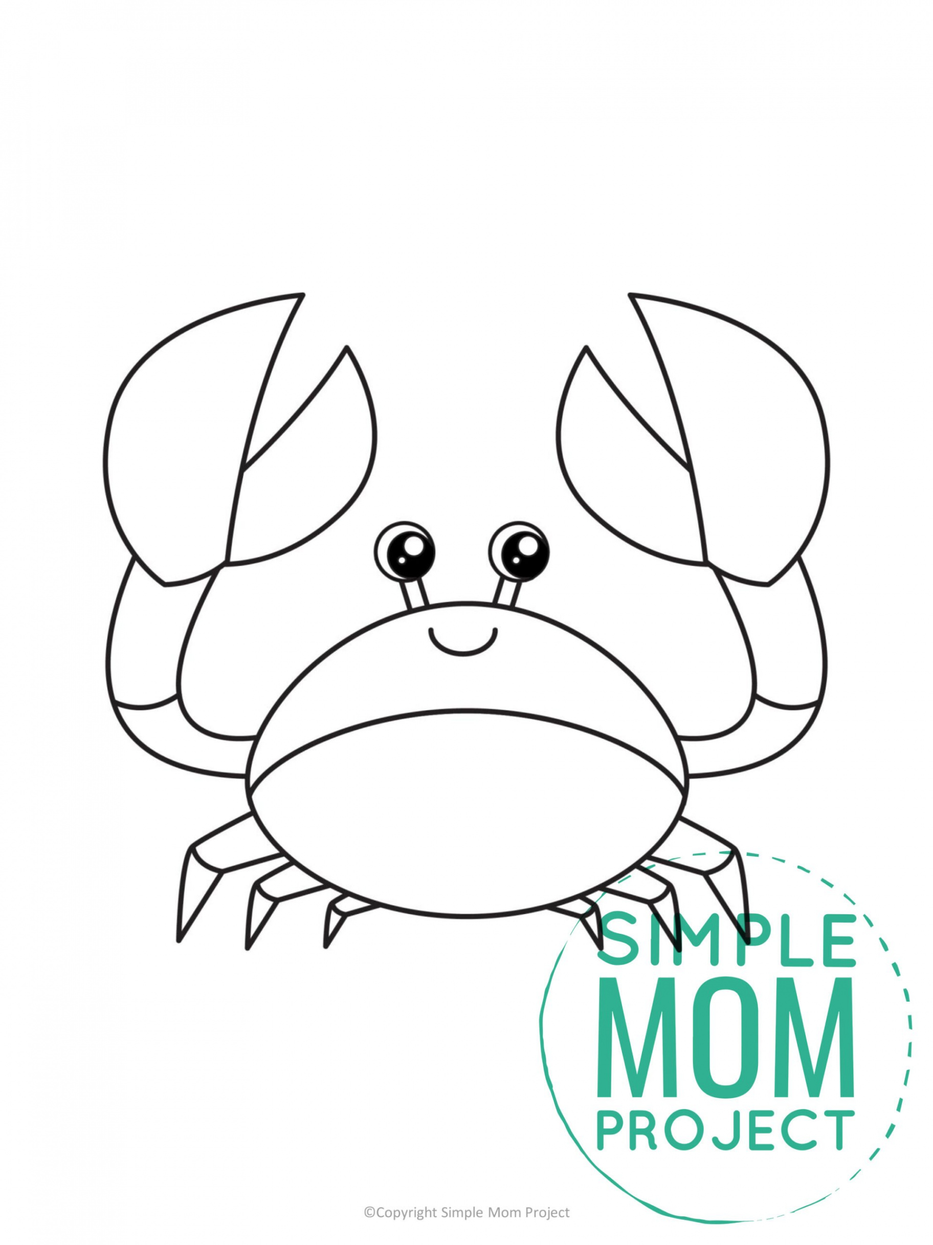 Free Printable Crab Template – Simple Mom Project