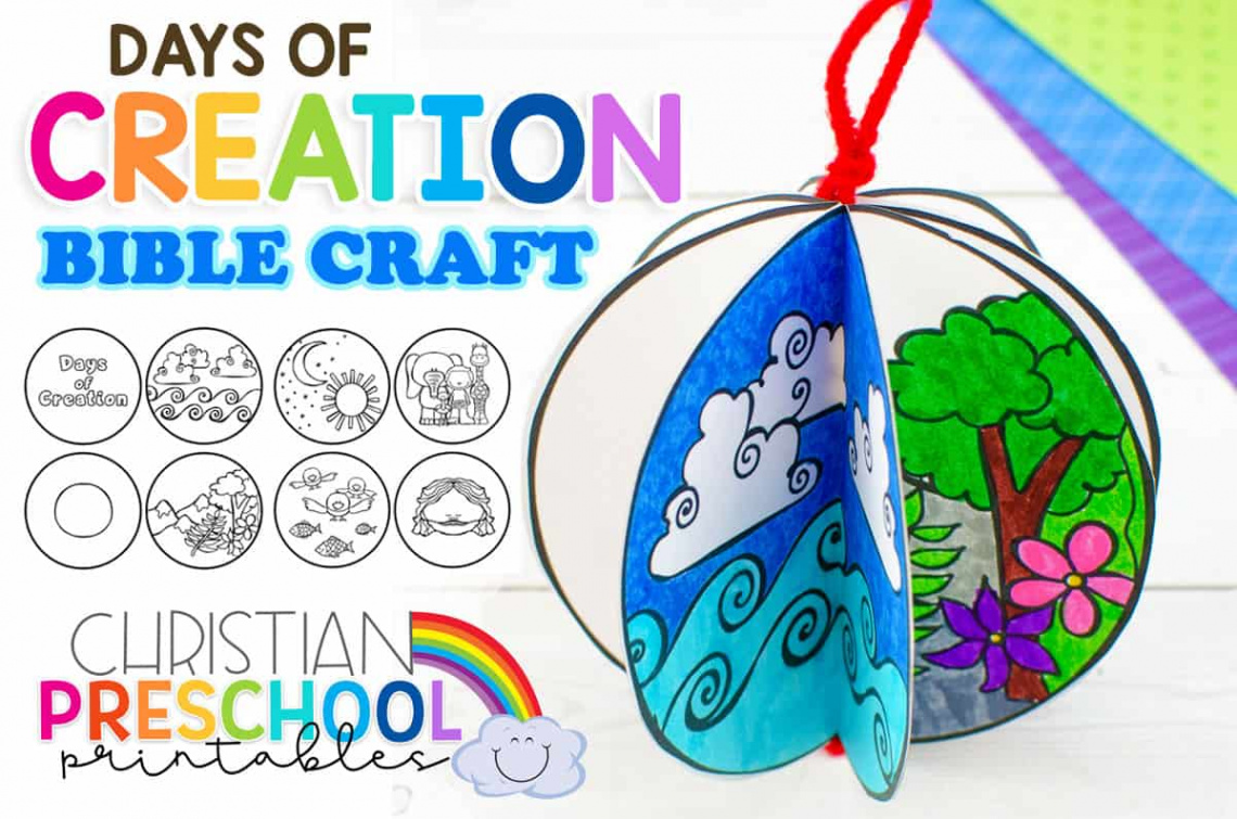 Free Printable Creation Craft for Kids - Christian Preschool