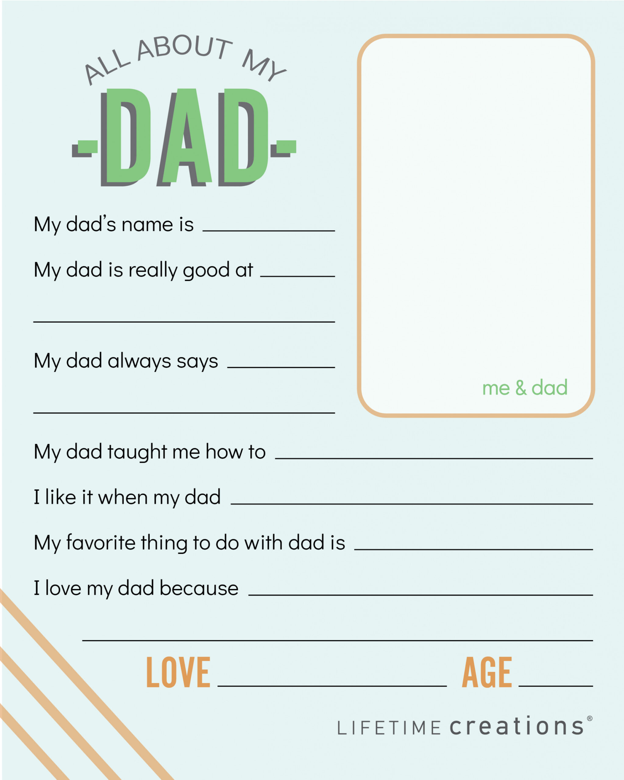 Free, Printable Father