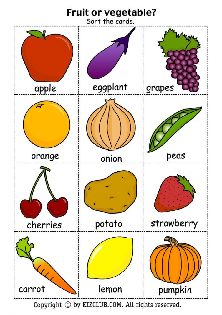 Free+Printable+Fruits+and+Vegetables  Fruit picture, Fruits and