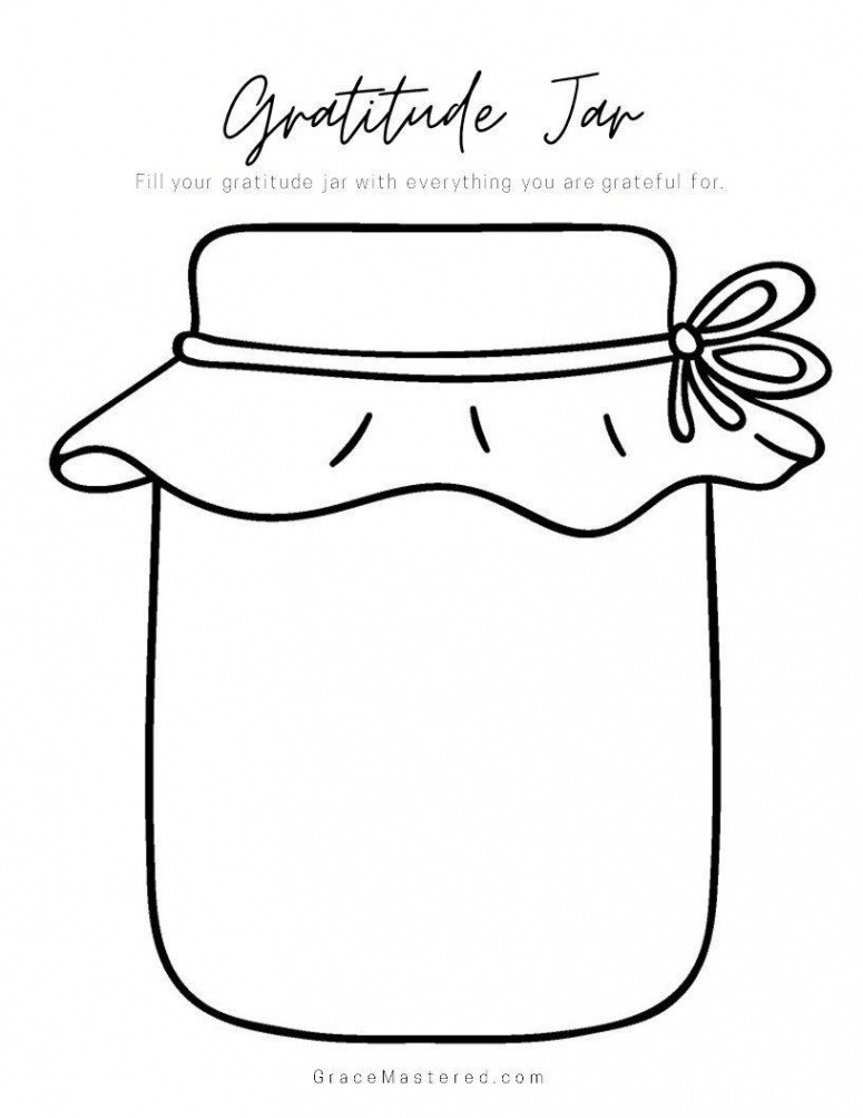 Free Printable Gratitude Jar  Gratitude jar, Social emotional