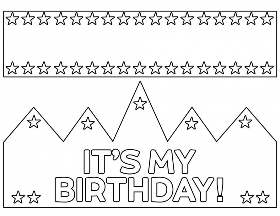 Free Printable Happy Birthday Crown - Paper Trail Design  Happy