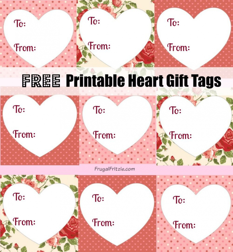 Free Printable Heart Gift Tags, Love Quotes for Valentine