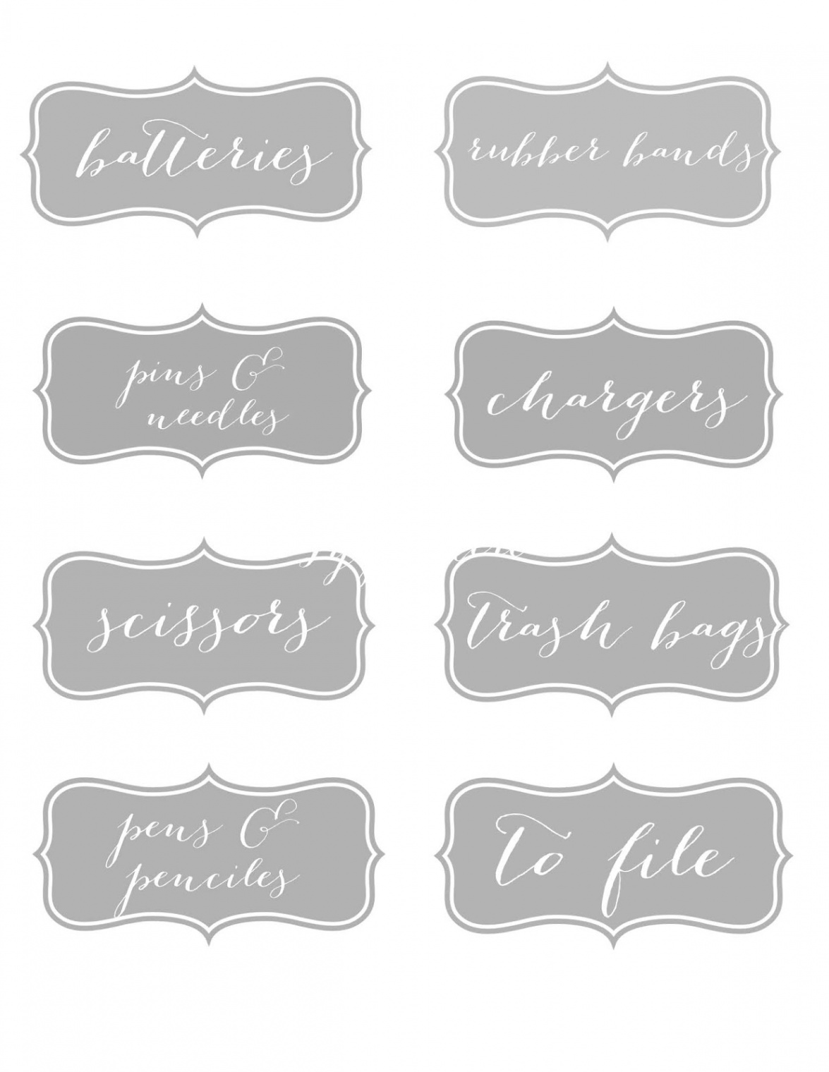 free printable labels - My Sweet Savannah