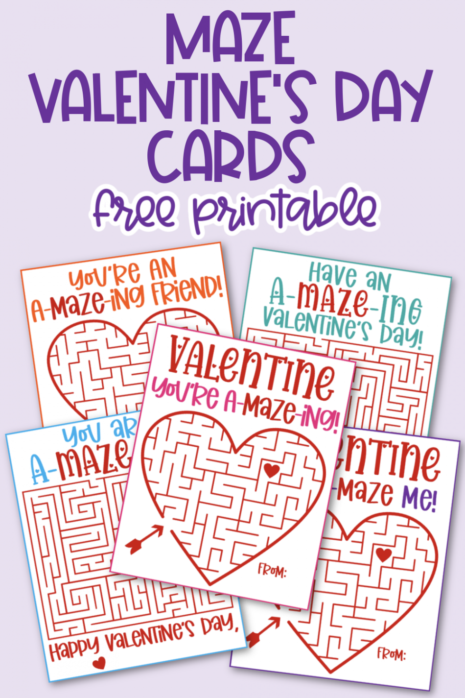 Free Printable Maze Valentine