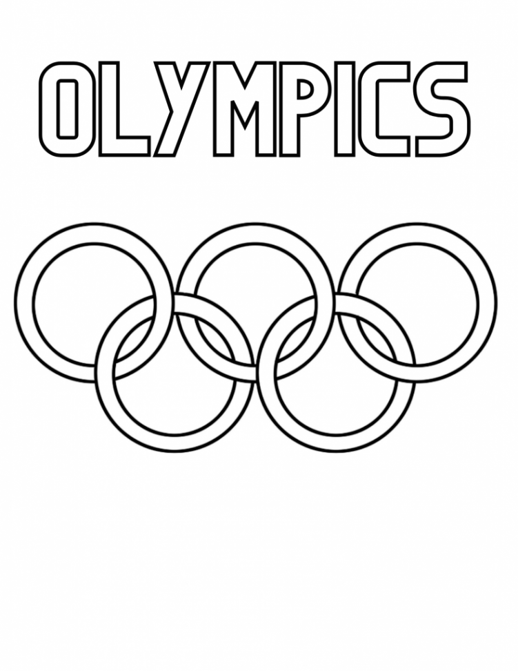 Free Printable Olympic Rings Coloring Pages - Classy Mommy