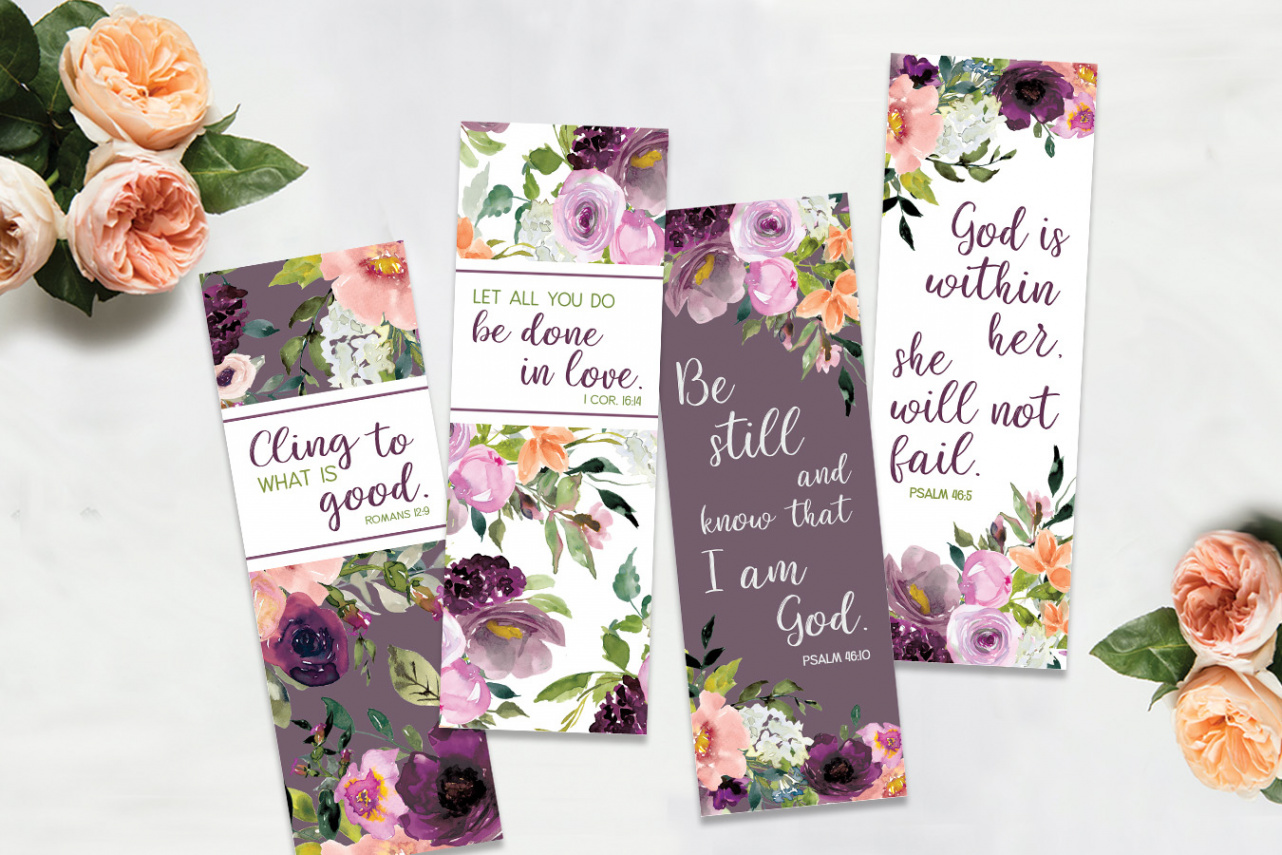 Free Printable Scripture Bookmarks  More Like Grace