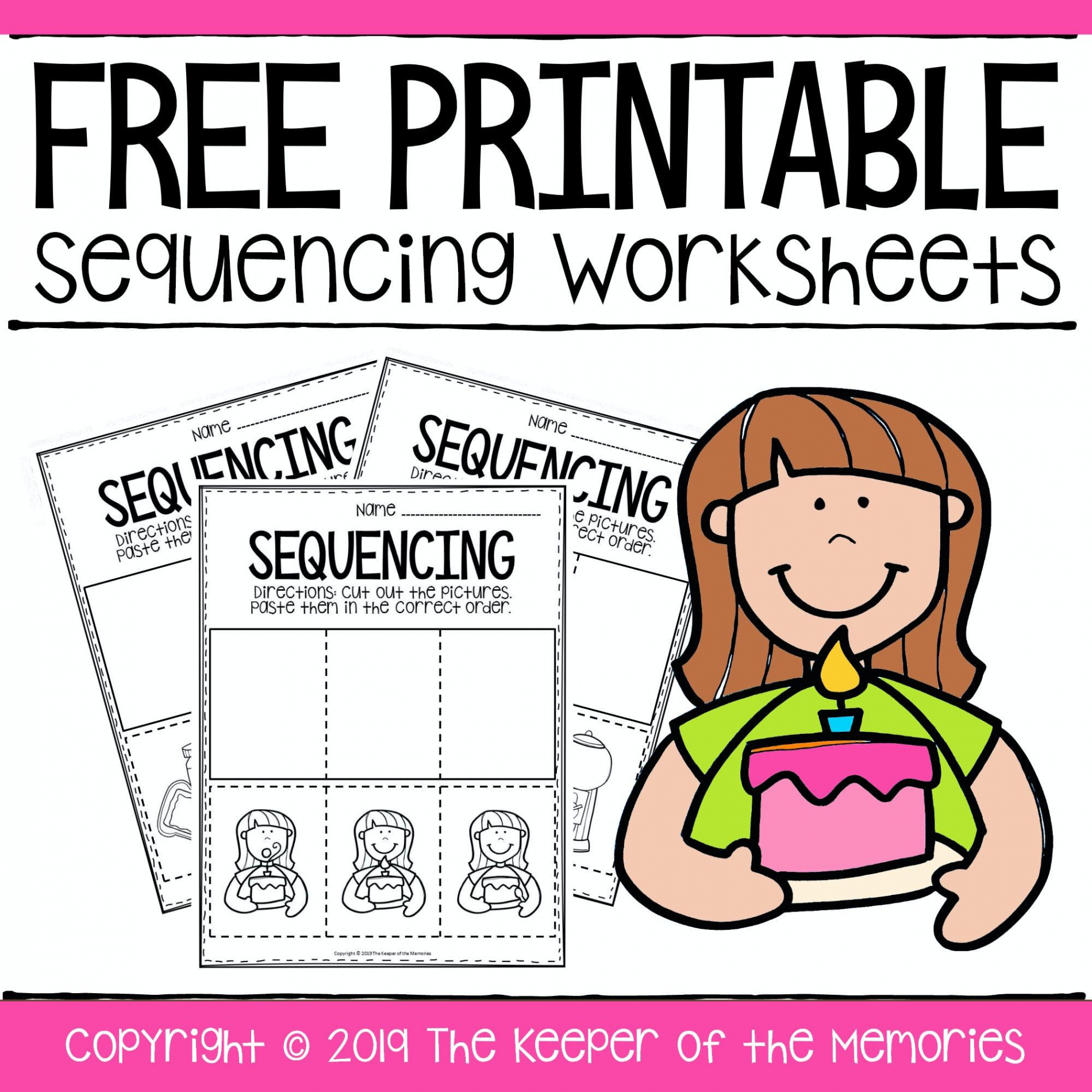 Free Printable Sequence of Events Worksheets  Sequencing