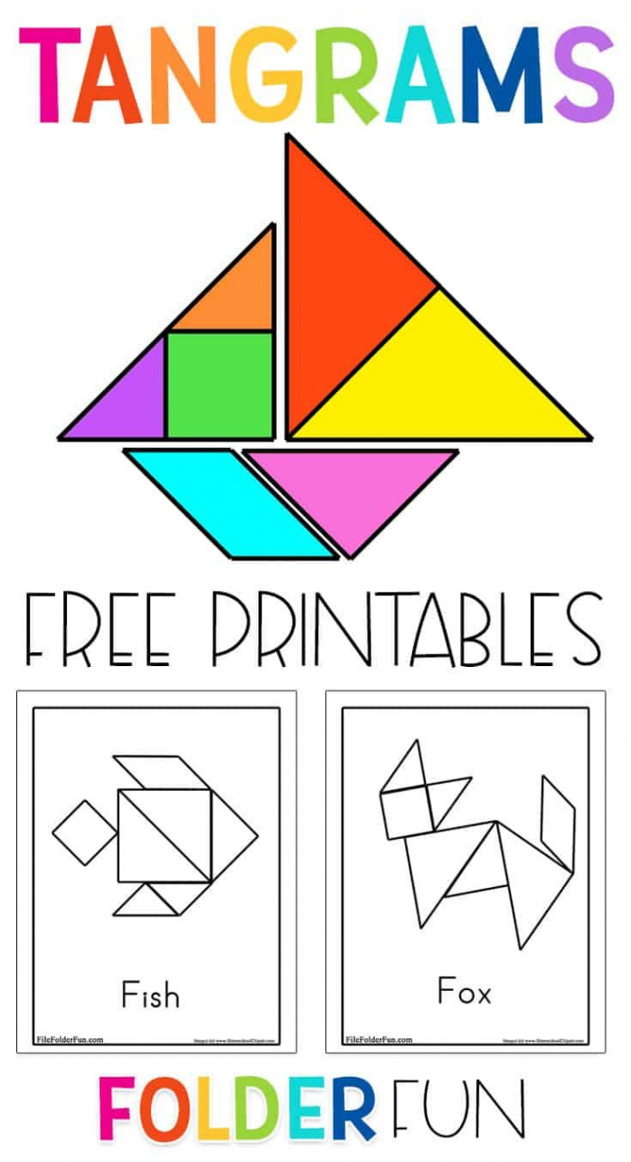 Free printable tangrams and tangram pattern cards