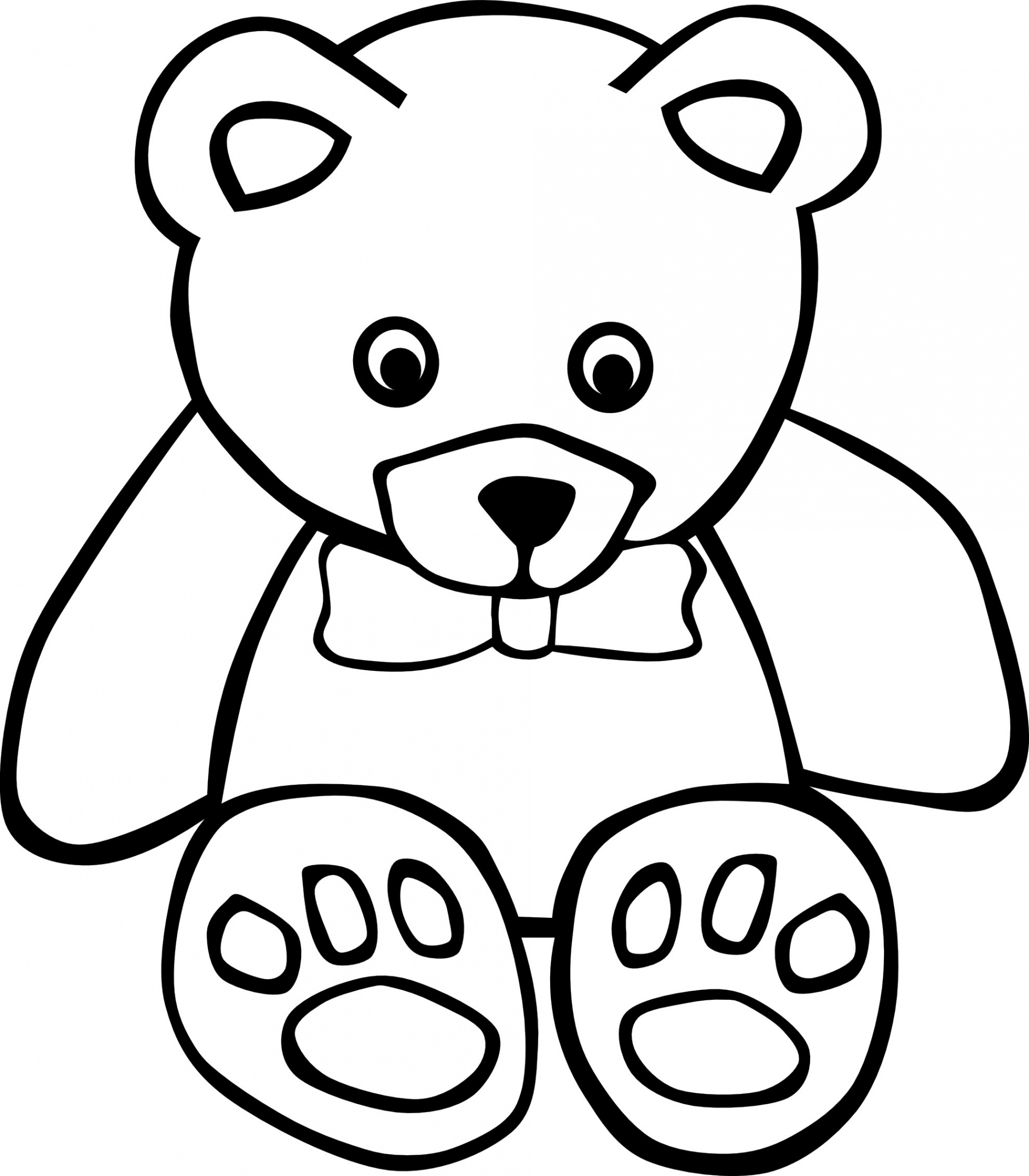 Free Printable Teddy Bear Coloring Pages For Kids