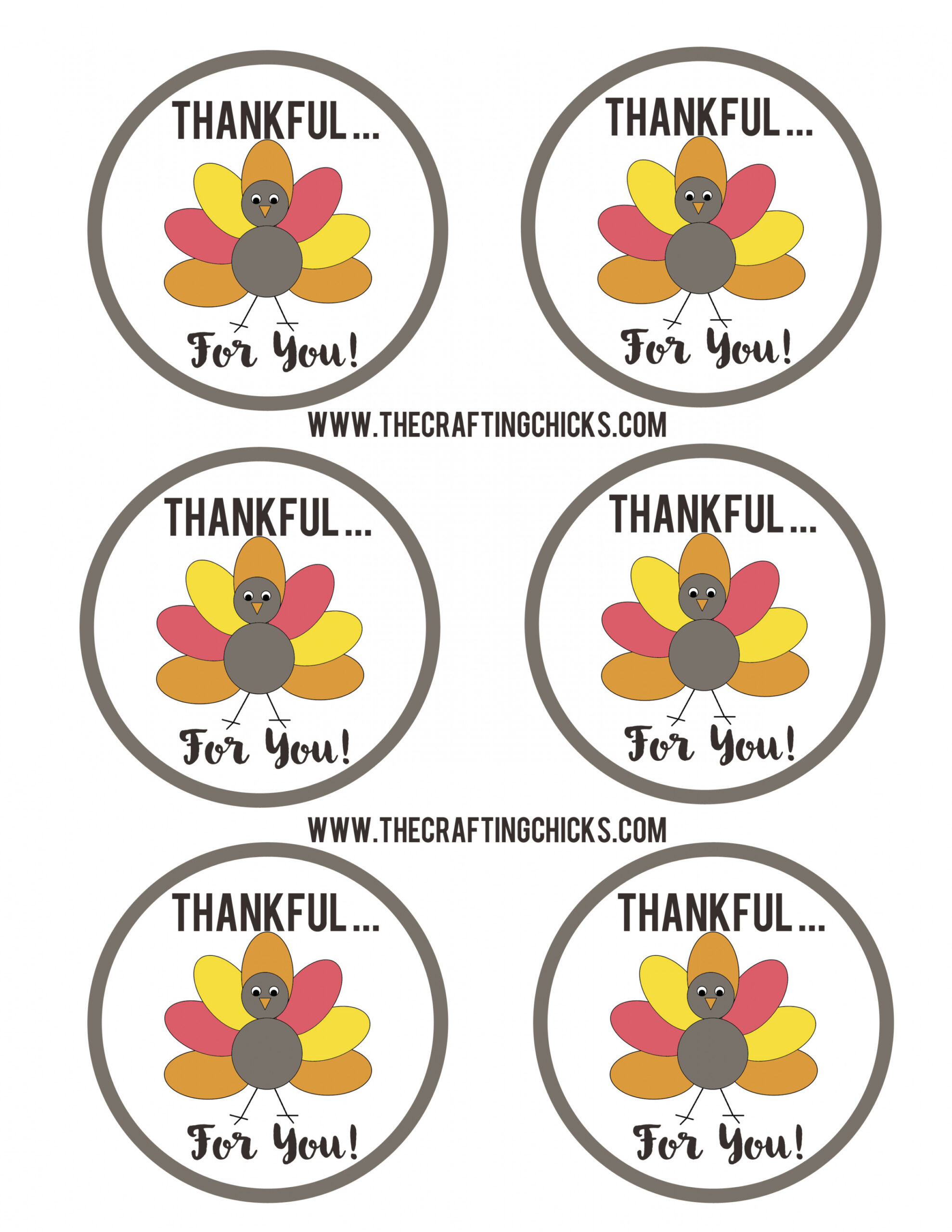 Free Printable Thankful Tags