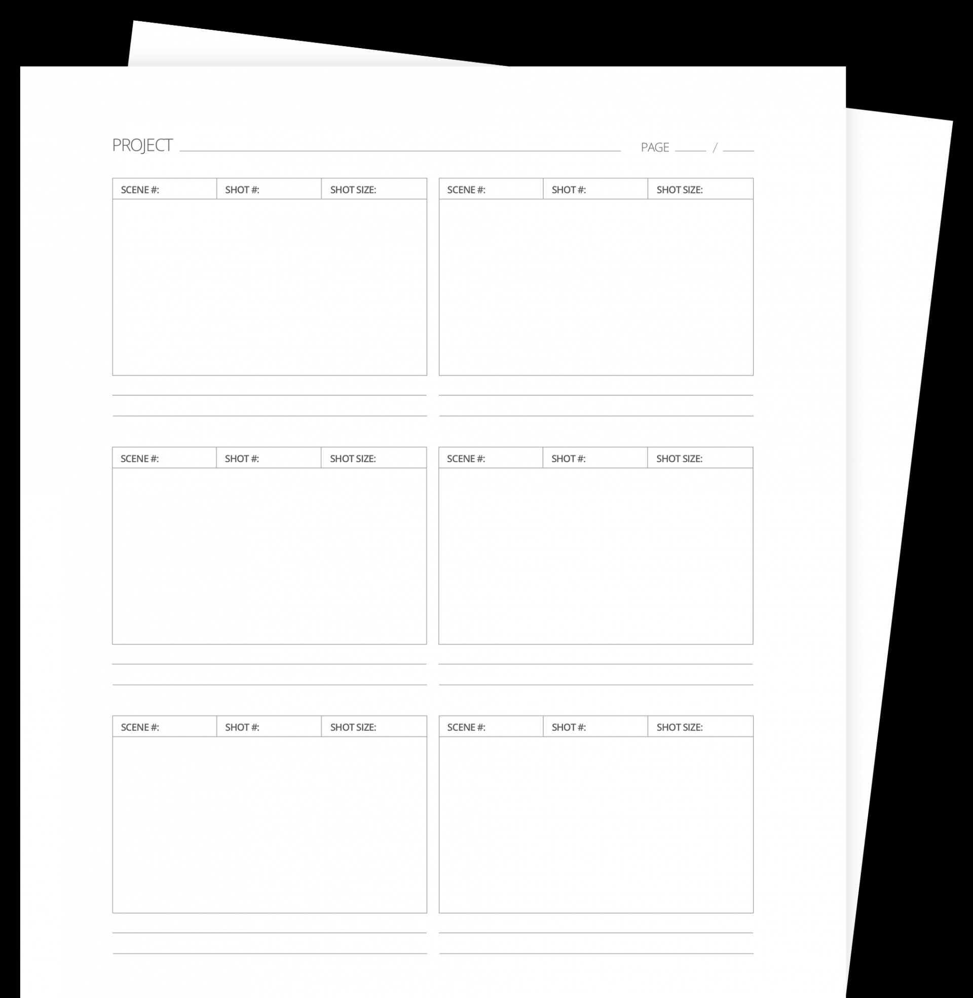 FREE Storyboard Templates (PDF, PSD, PPT, DOCX) & Story board Creator