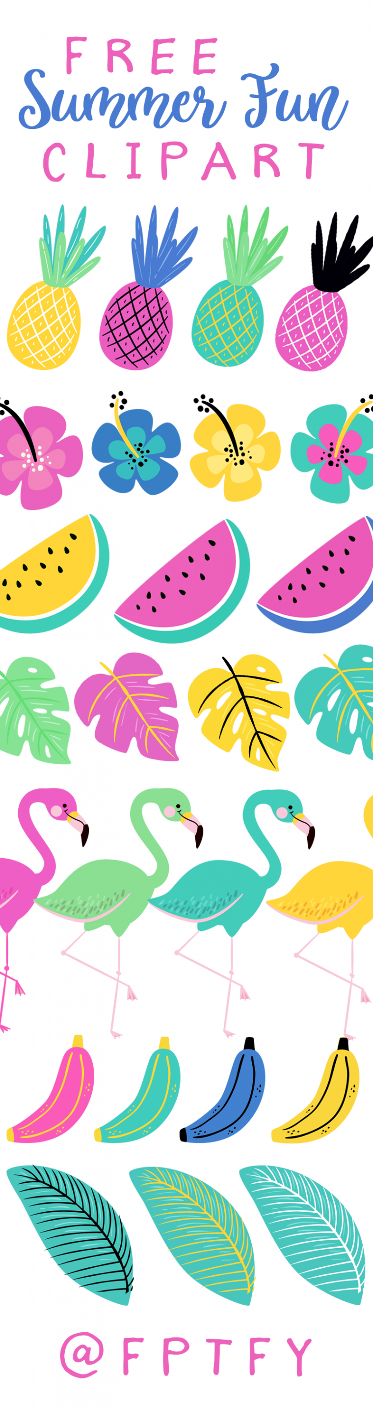 Free Summer Fun Clipart!  Free clip art, Clip art, Free graphics