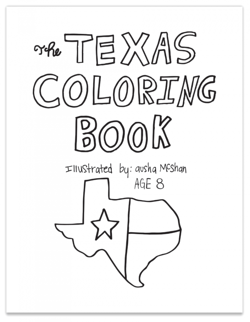 Free Texas Coloring Book – RIVER ROAD CLOTHING CO.