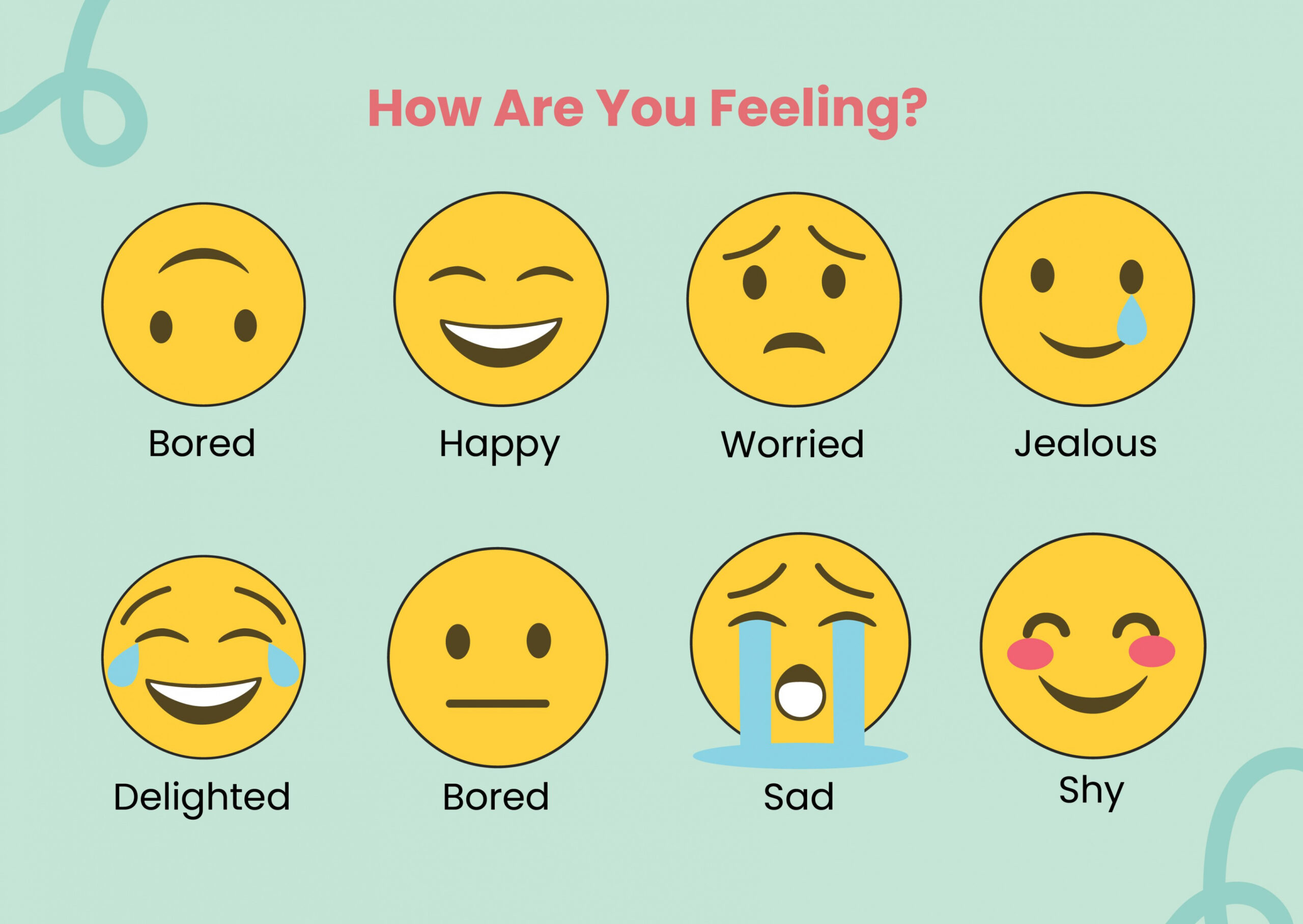 Free The Feelings Chart - Download in PDF, Illustrator  Template