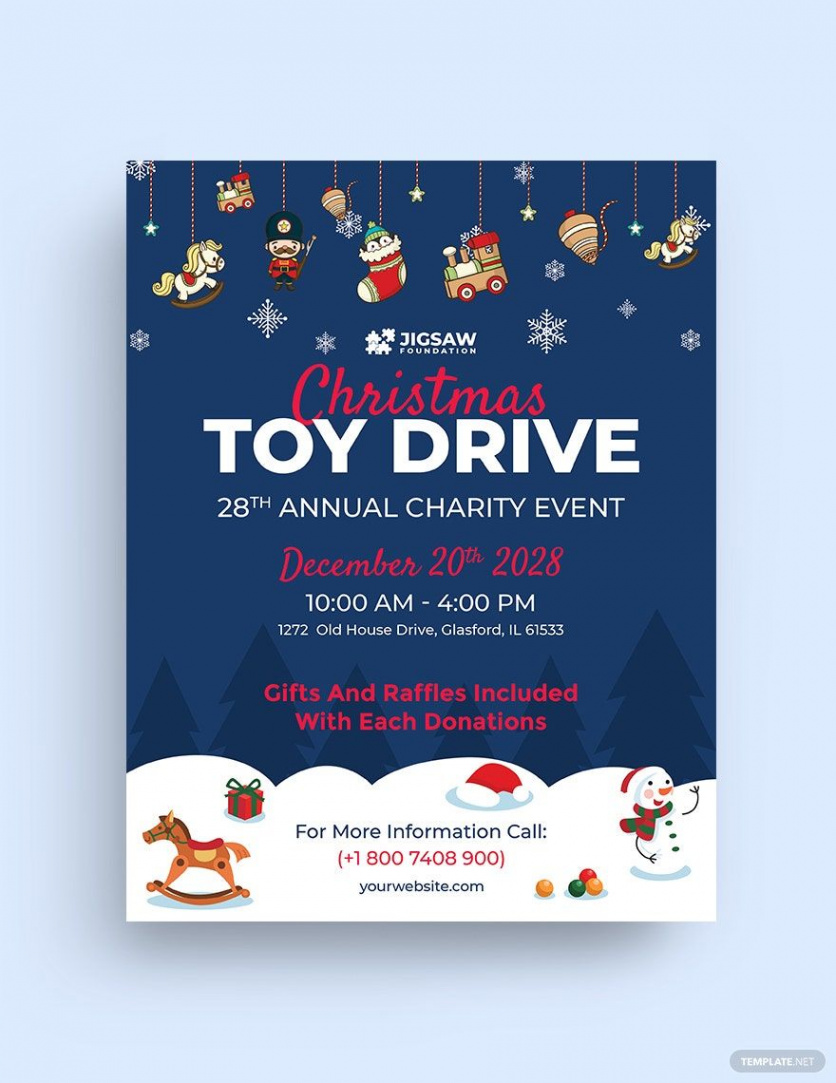 Free Toy Drive Christmas Flyer Template - Download in Word, Google