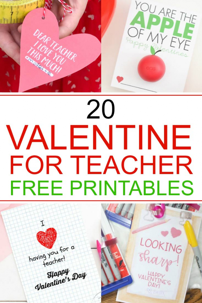 Free Valentine Teacher Printables - Design Dazzle