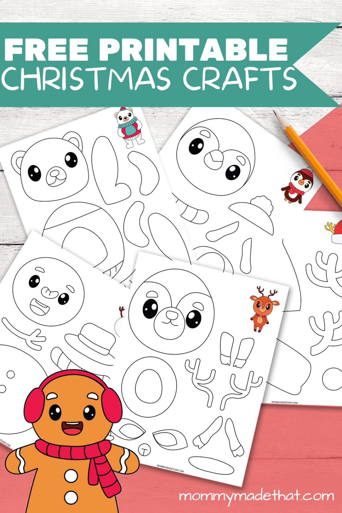 Fun Printable Christmas Crafts (Grab them for FREE)