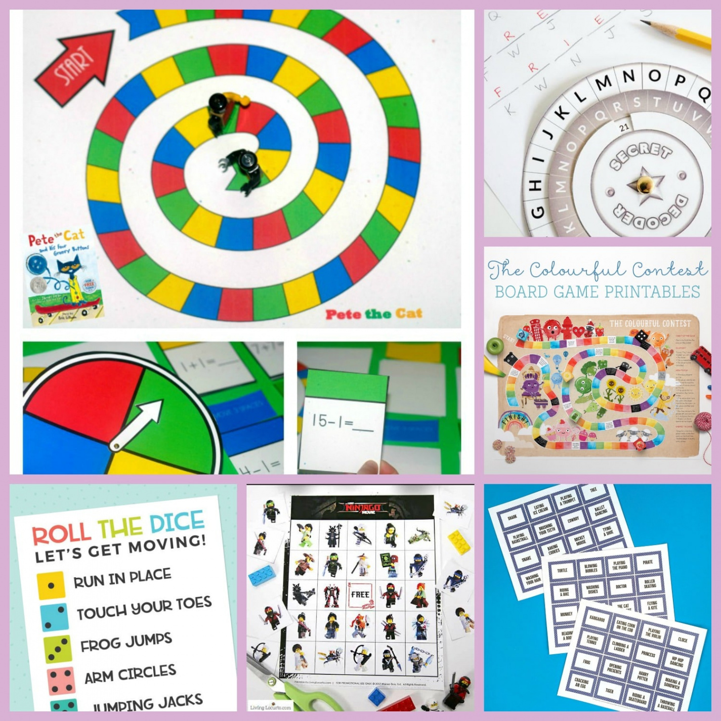 Fun Printable Games for Kids - Happiness is Homemade