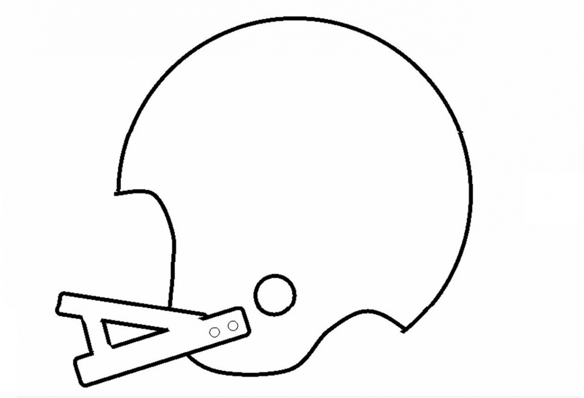 Get Creative with Football Helmet Stencil