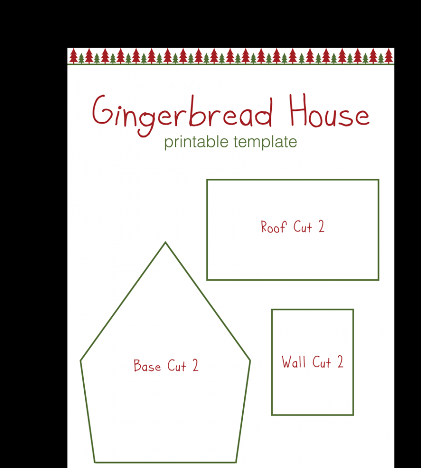 Gingerbread house templates for free  Temploola