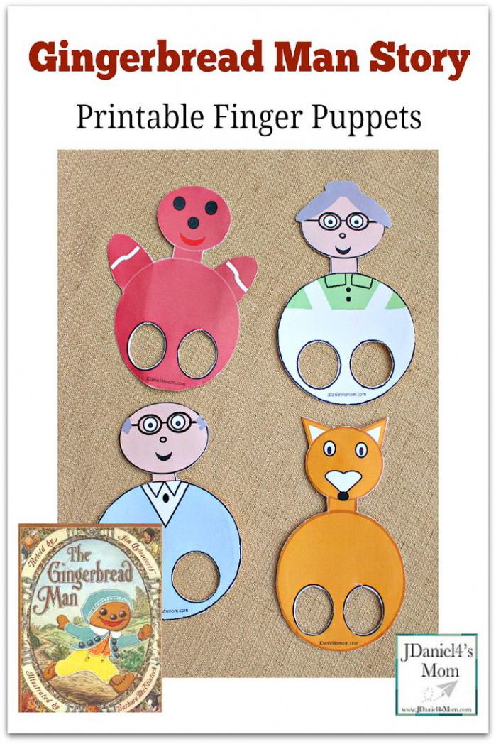 gingerbread-man-finger-puppets-pinterest  Gingerbread man story