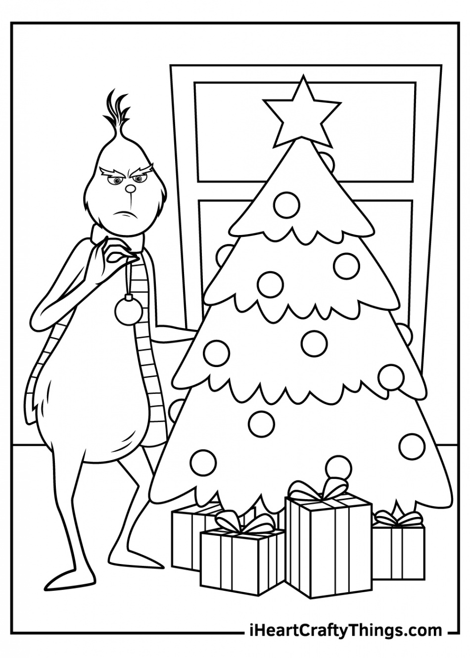 Grinch Coloring Pages (% Free Printables)