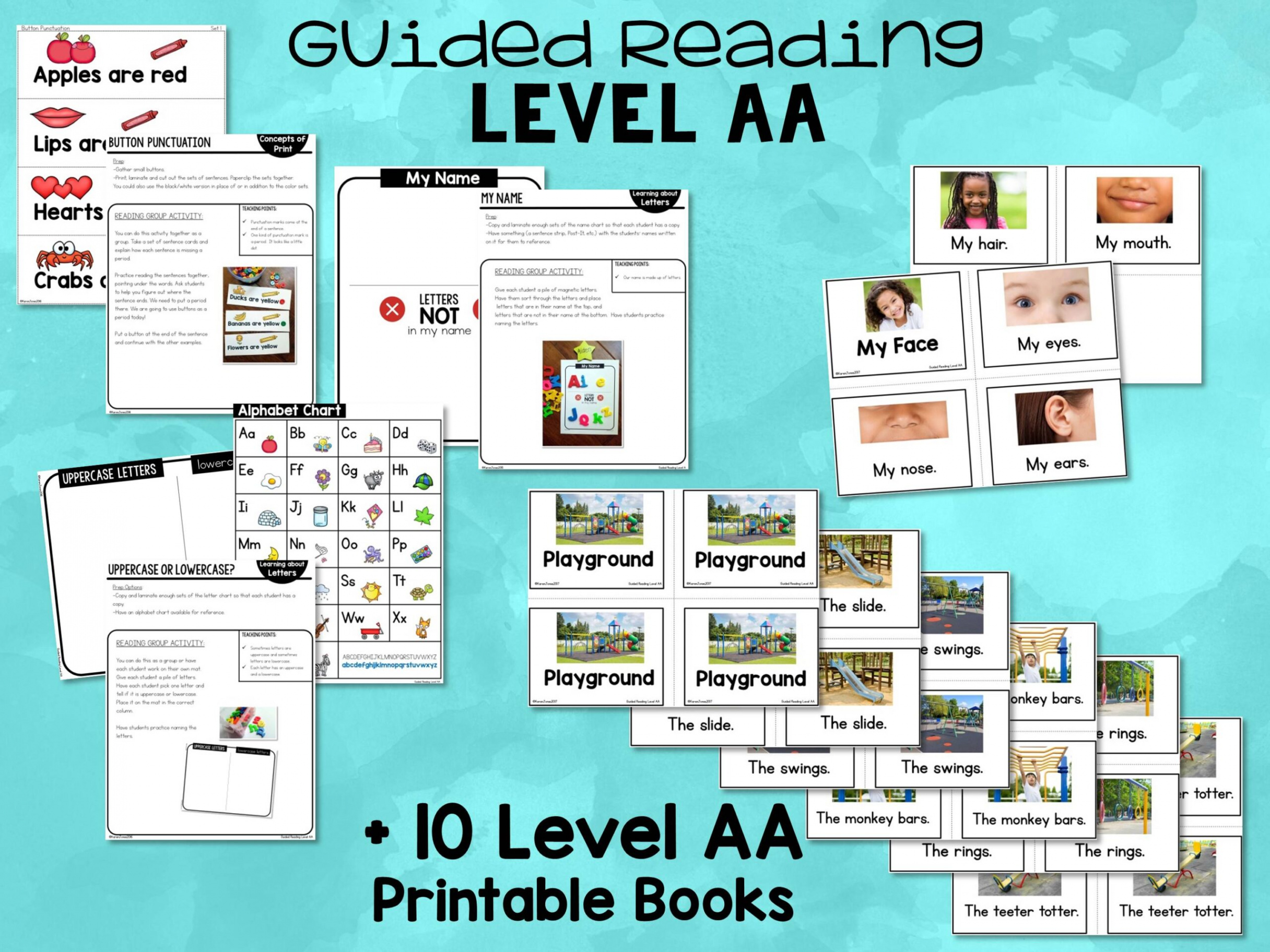 Guided Reading Level AA – Mrs Jones