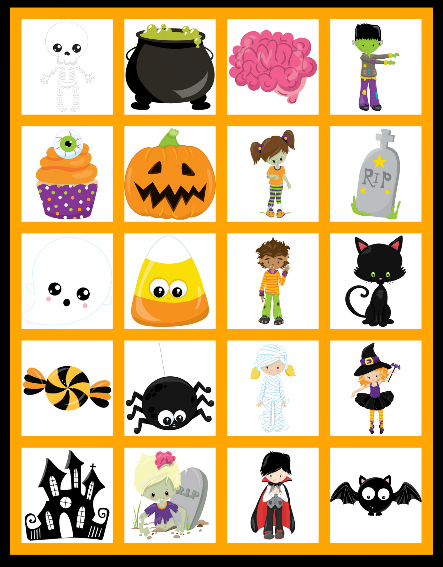 Halloween Memory Game - Free Printable - Extreme Couponing Mom