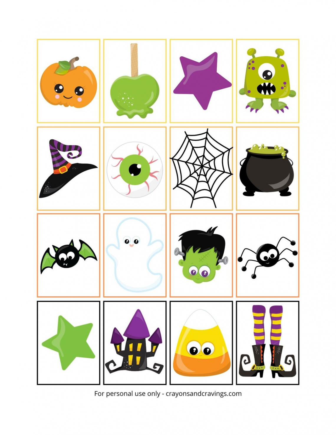 Halloween Memory Game Printable (Free Printable for Kids!)