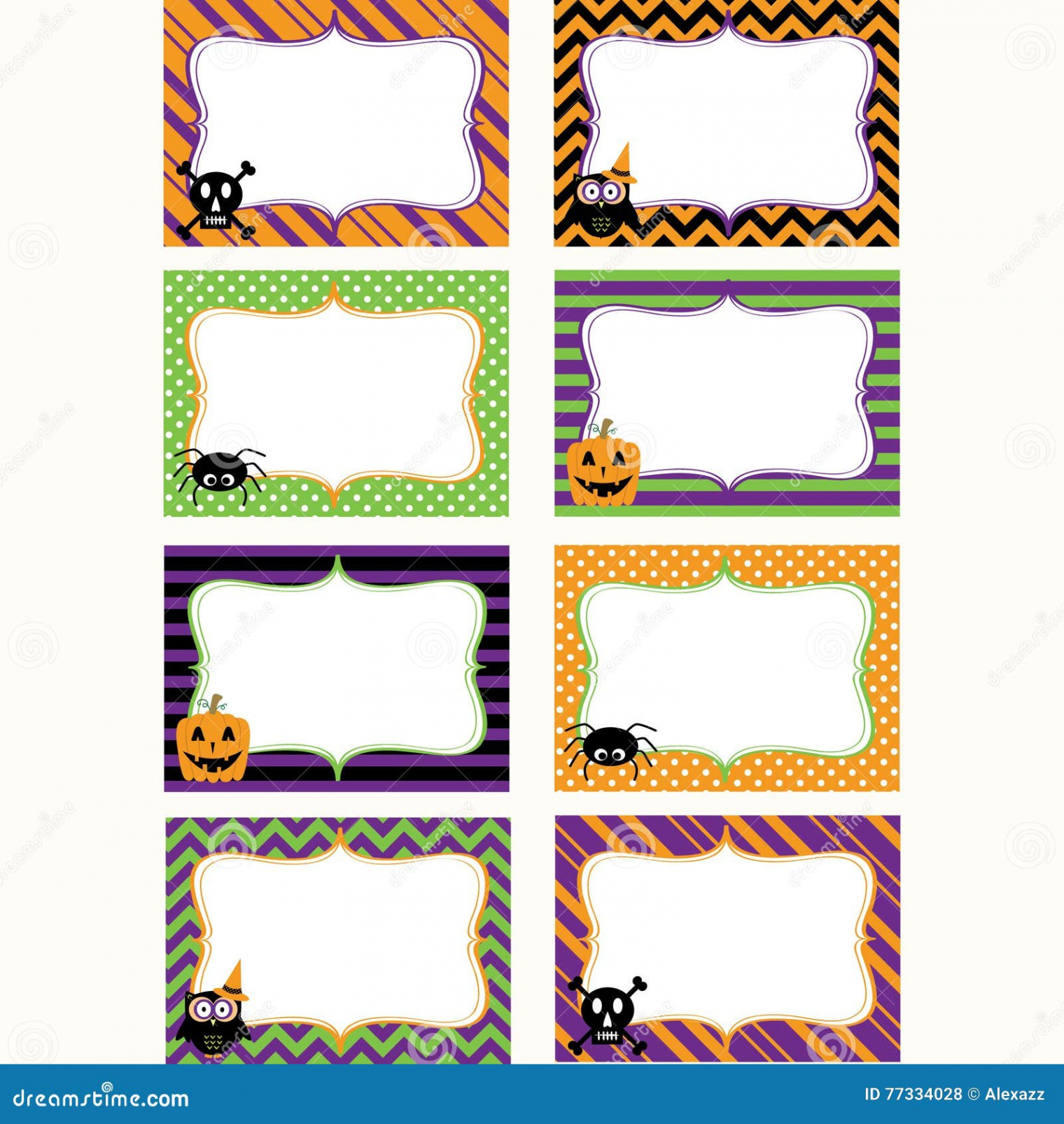 Halloween Printable Labels Set