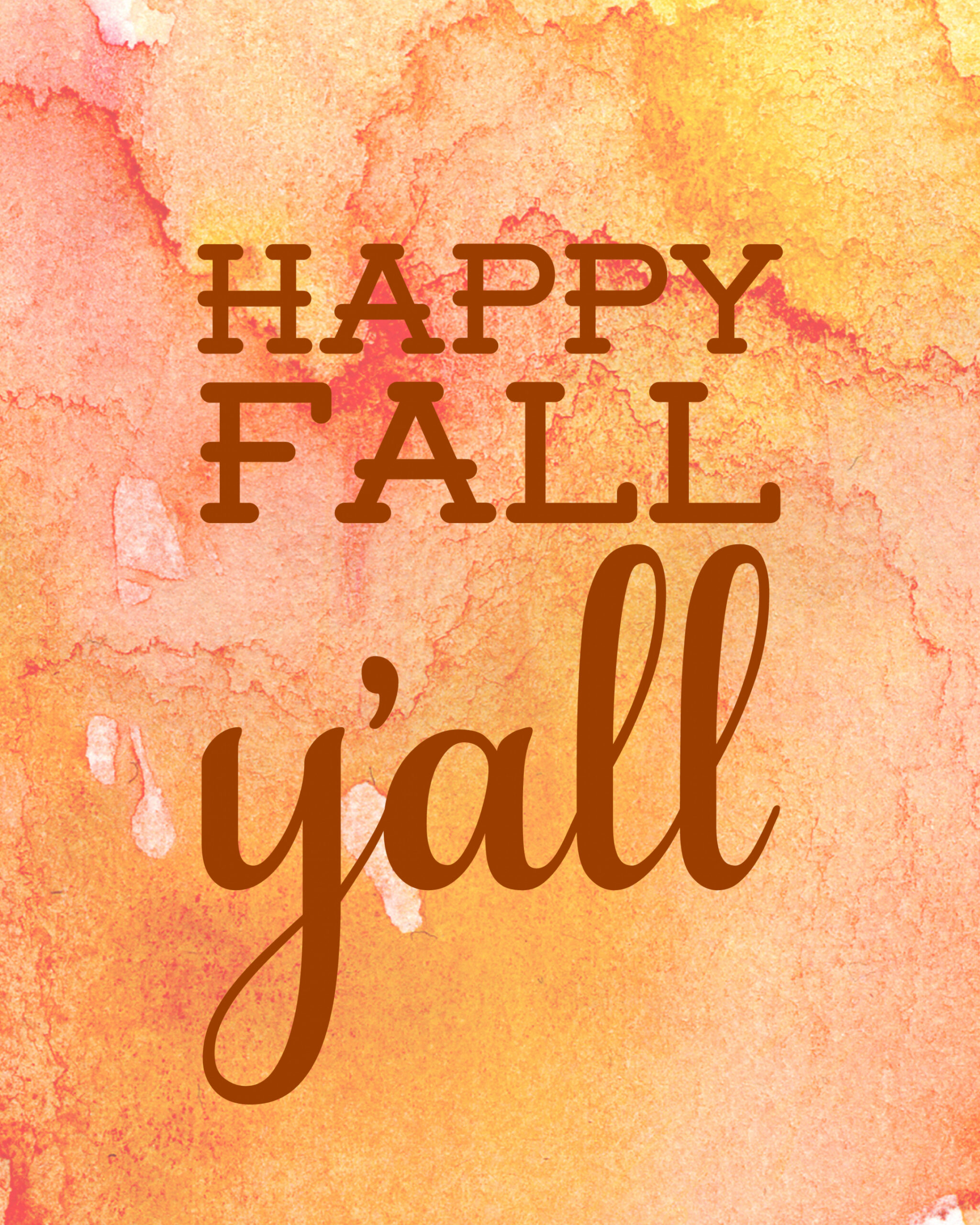 Happy Fall Y